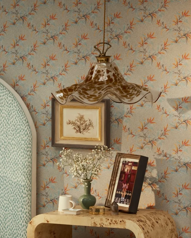 Wallpaper Wednesday: Our new Jessica Wallpaper 🧡

You might have spotted in our recent headboard posts, our newest wallpaper, Jessica. A fusion of two of my favourite fabrics - Jessica and Ella - Jessica wallpaper is available in the Tea in Tangier colour-way, featuring the dusty turquoise Ella dot background. 

A refined floral trellis, that blends the delicate beauty of 1750s British Chintz with the intricate elegance of 18th-century Indian Chintz. 

For samples please email us at info@cinny.co.uk.